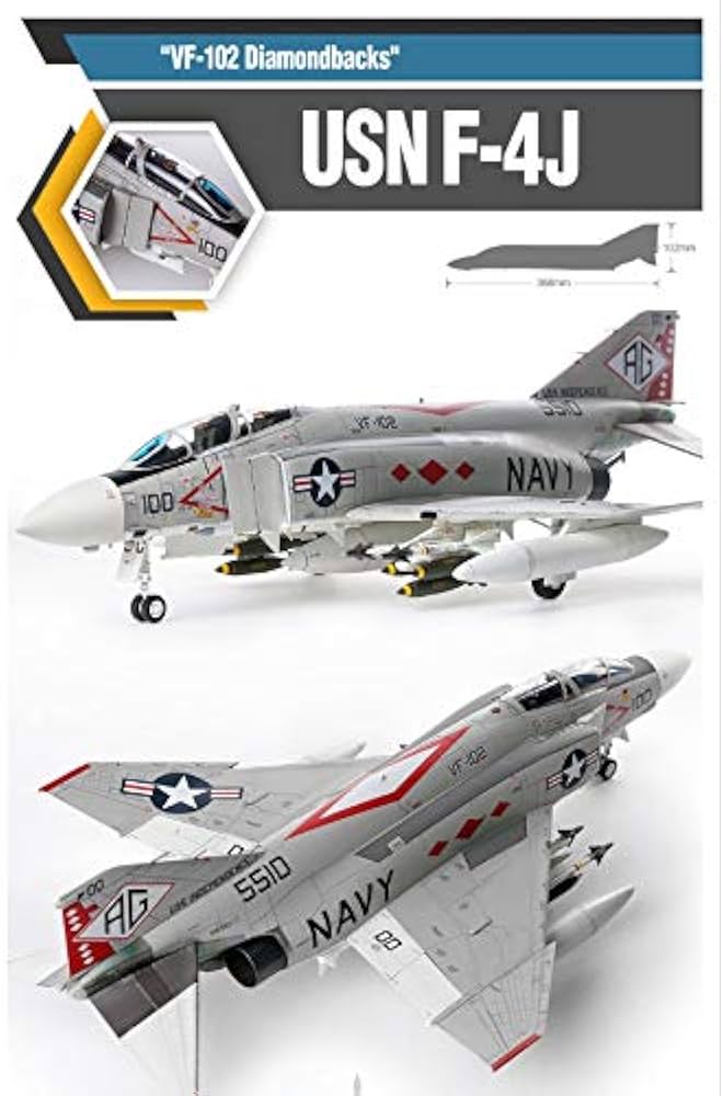 Amazon.co.jp: Academy Academy USN F-4J VF-102 Diamondbacks